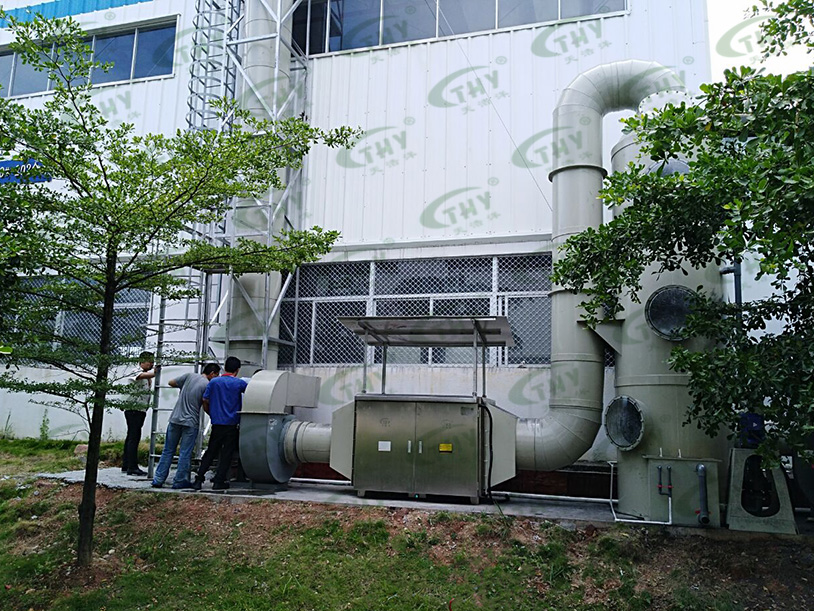 惠州比亚迪实业有限公司锂电池废气处理工程